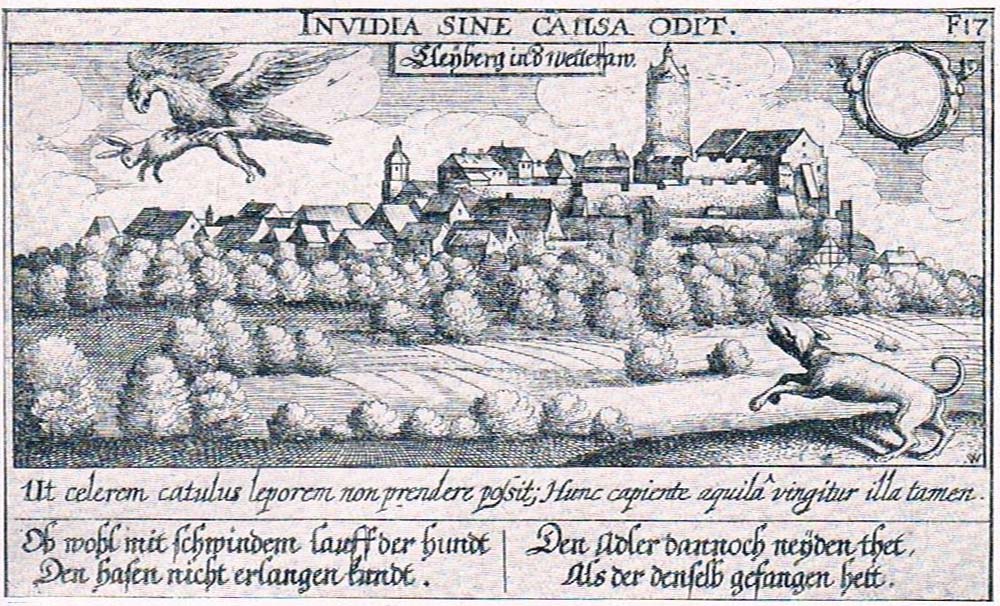 Burg Gleiberg um 1627