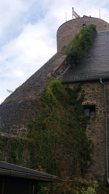 Burg Gleiberg - Errichtung des Albertus Bau