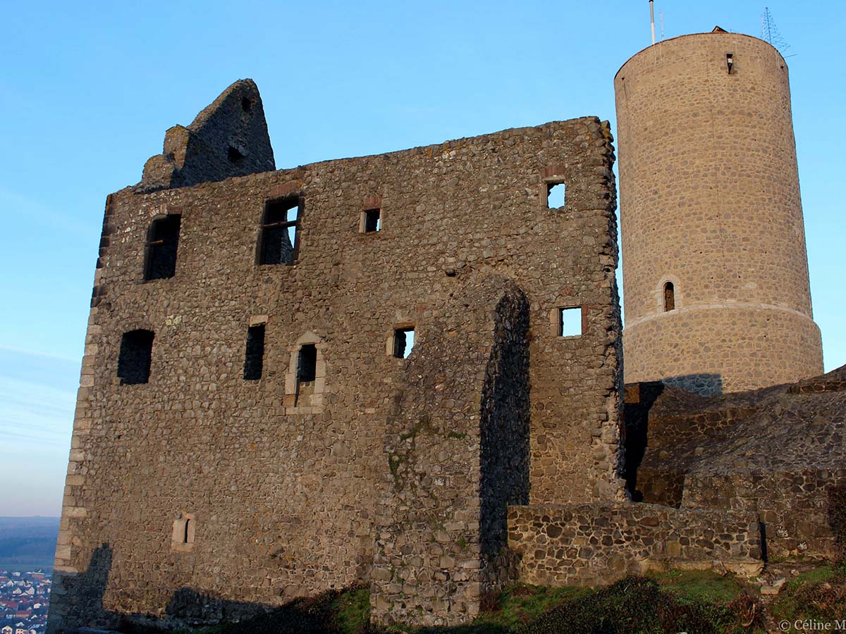 Burg Gleiberg - Merenberger Ausbau (Aussenansicht)