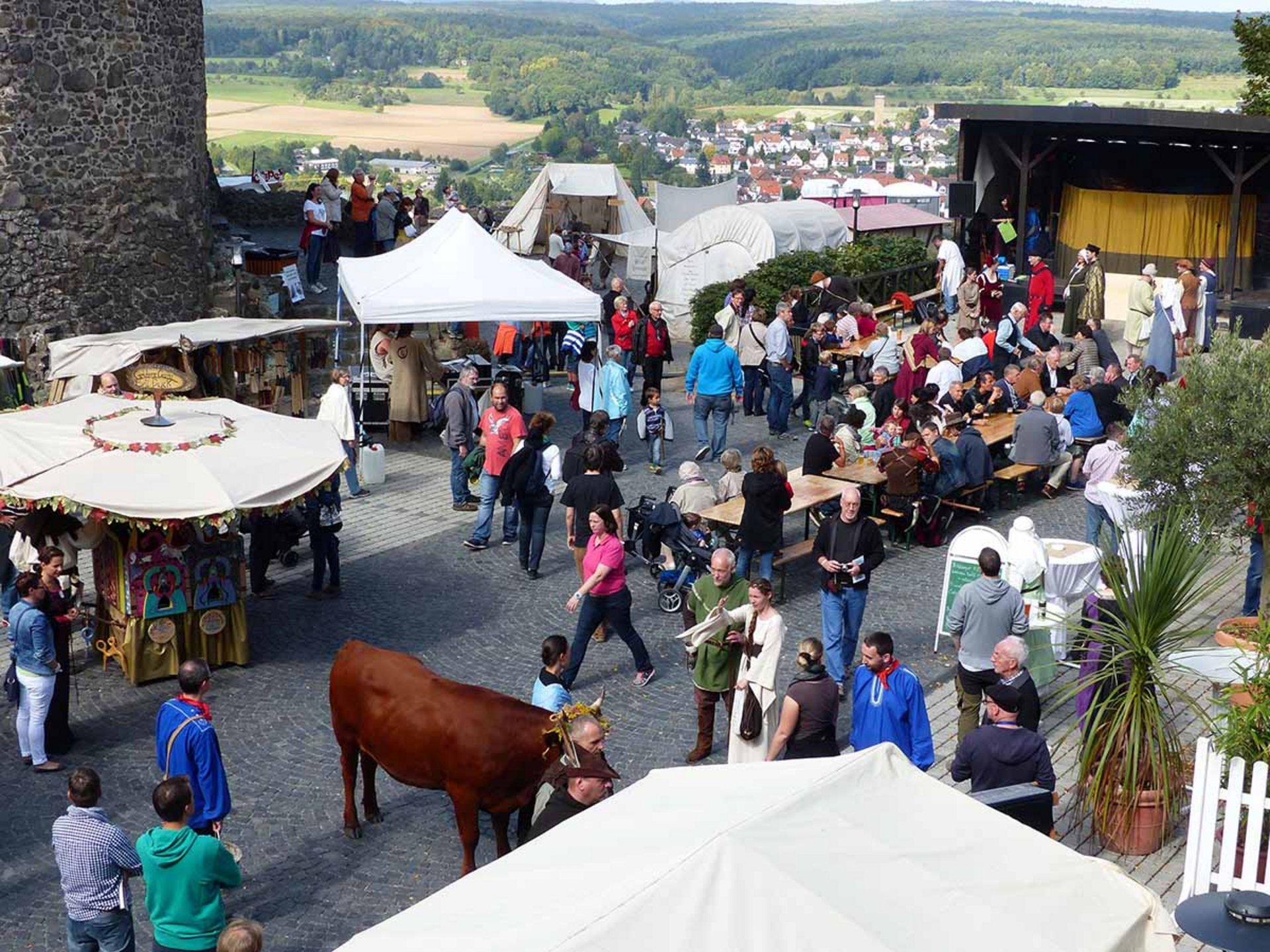 Burg Gleiberg - Mittelaltermarkt 2014